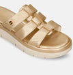 Sandalias Para Mujer Bata Comfit Champaña Jamy Felicia