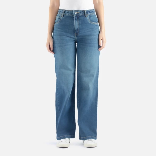 Jean Stretch Wide Leg