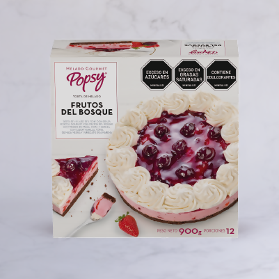 Torta de Helado Frutos del Bosque