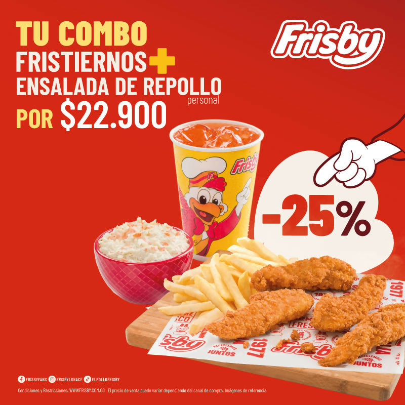 Combo Fristiernos + Ensalada de Repollo personal